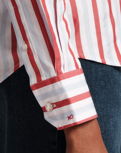 FV Perfect Shirt Red/Light Blue