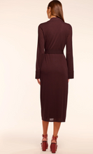 Load image into Gallery viewer, Lydia Knit Midi Dress Blackberry