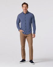 Load image into Gallery viewer, Leeward No Tuck Colbalt Plaid