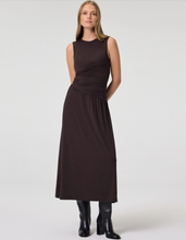 Load image into Gallery viewer, Bonita Knit Midi Dress Java
