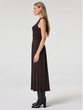 Load image into Gallery viewer, Bonita Knit Midi Dress Java