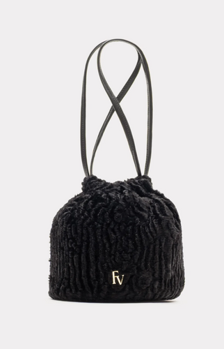 FV Pouf Handbag Black