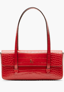 FV Slim Tote Croc Bag Red