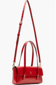 FV Slim Tote Croc Bag Red