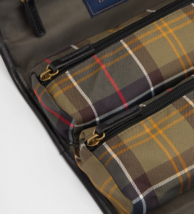 Barbour Tartan Hanging Washbag
