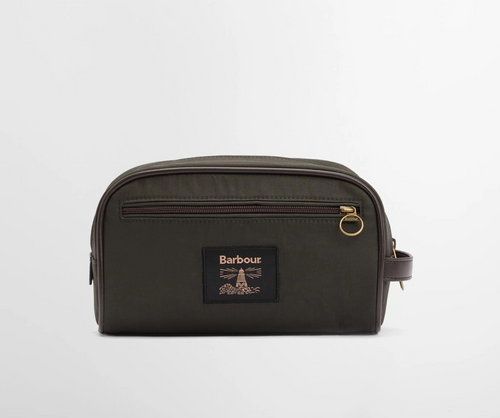 Barbour Wax Dop Kit Washbag