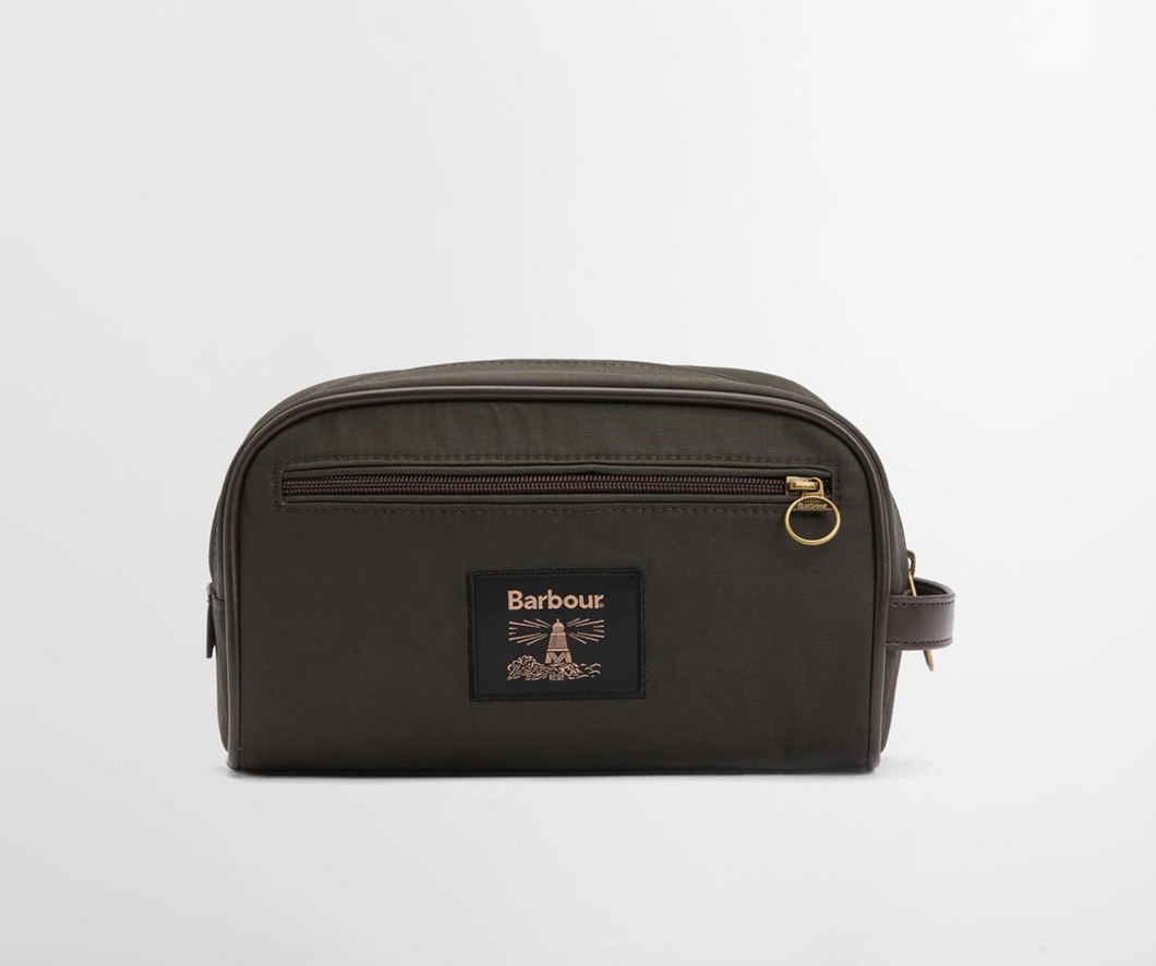 Barbour Wax Dop Kit Washbag