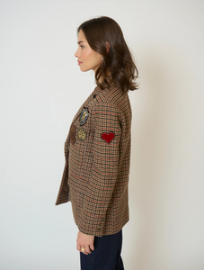 Raven Patch Jacket Camel