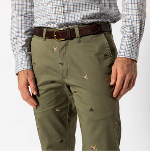 Gold School Chino Embroidered