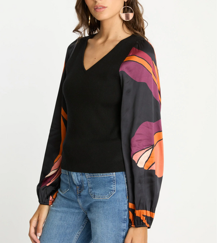 Caballero Arielle Top African Paradise Print
