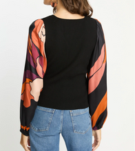 Load image into Gallery viewer, Caballero Arielle Top African Paradise Print