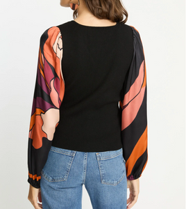 Caballero Arielle Top African Paradise Print