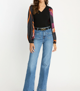 Caballero Arielle Top African Paradise Print