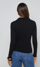 Load image into Gallery viewer, Sterling Collared Sweater Black/Gold