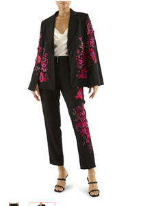 Vanessa Pant Garden Embroidered