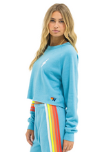 Load image into Gallery viewer, AVN Bolt Sweat-Crew Aqua