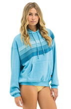 Load image into Gallery viewer, AVN Wave Stripe Hoodie Aqua