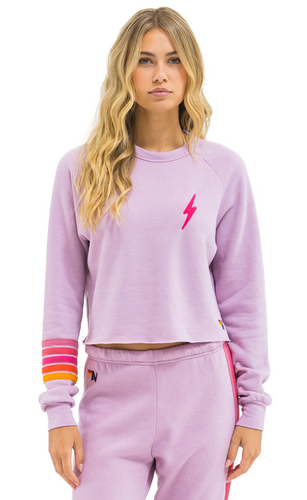 AVN Bolt Sweat-Crew Mauve