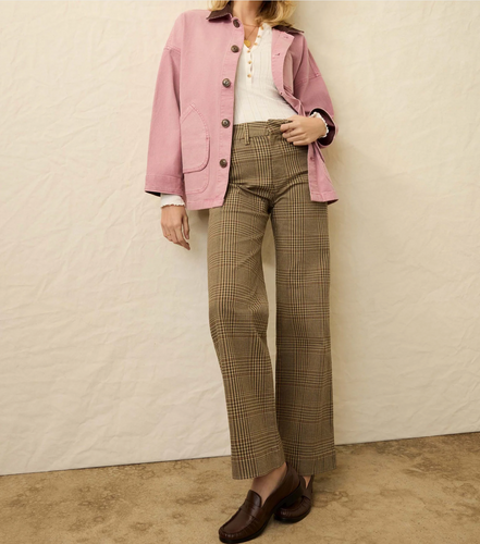Twill Tide Pant Wildwood Plaid