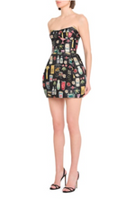 Load image into Gallery viewer, Bowery Dress Black Treasure Print