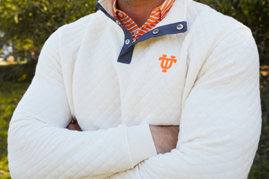 UT Quilted Pullover Cream
