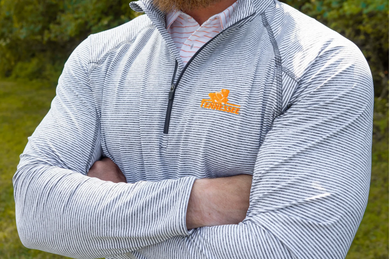 TN Rifleman 1/4 Zip  Stripe Performance Pullover