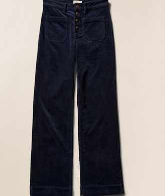 Women's Terry Cord Patch Pocket