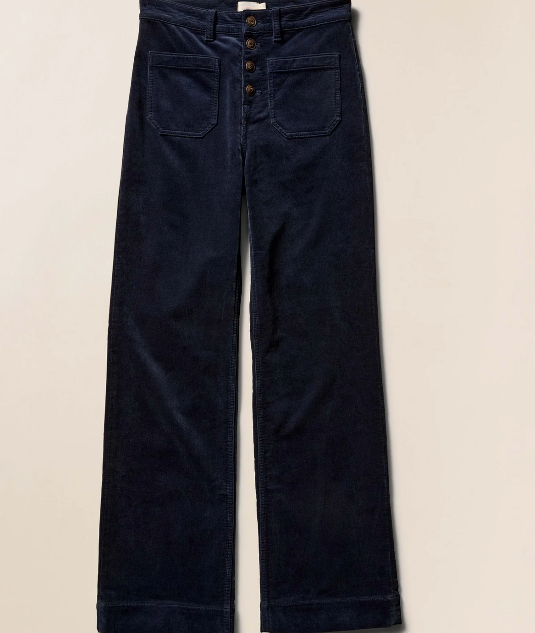 Women's Terry Cord Patch Pocket