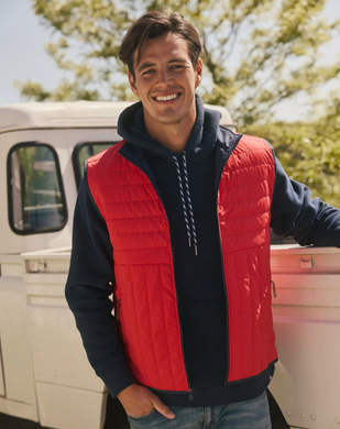 Greenwood Packable Quilted Vest Red