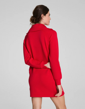 Load image into Gallery viewer, Airessentials Half Zip Dress Spanx Red