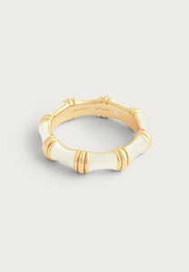 Bamboo Enameled Ring Cream