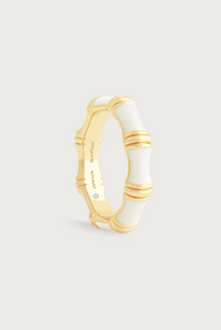 Bamboo Enameled Ring Cream