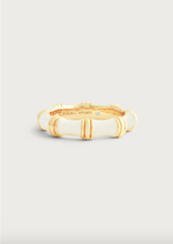 Load image into Gallery viewer, Bamboo Enameled Ring Cream