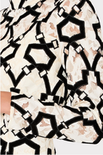 Load image into Gallery viewer, Willa Velvet Flocked Lace Mock Neck Dress