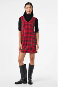 Revah Tartan Dress Mulit