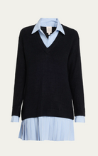 Load image into Gallery viewer, Loreli Combo Mini DressNavy/Blue