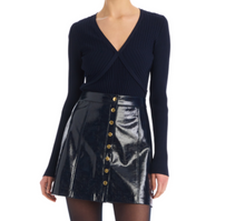 Load image into Gallery viewer, Haley Knit Top Midnight