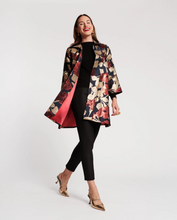 Load image into Gallery viewer, Cornelia Swing Coat Floral Jacquard