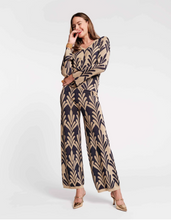 Load image into Gallery viewer, Dakota Royal Palm Knit Pant