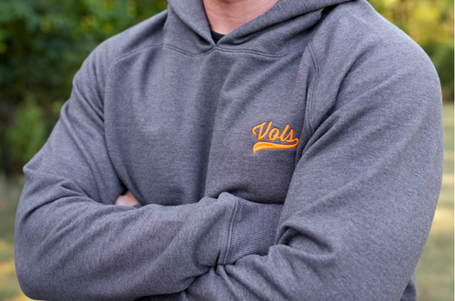 Script Vols Hooded Sweatshirt Heather Charcoal