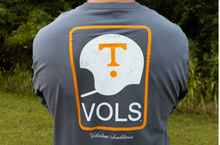 Load image into Gallery viewer, Vols Helmet LS Men&#39;s Tee