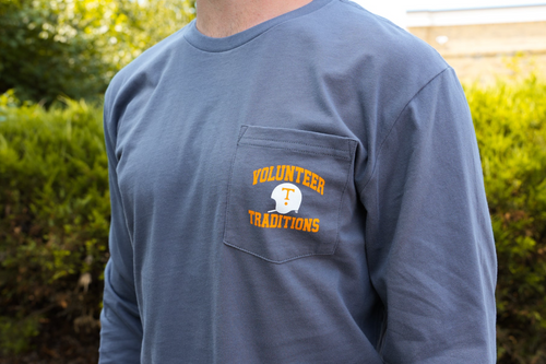 Vols Helmet LS Men's Tee