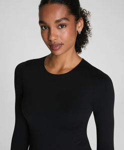 Smooth Jersey LS Top Black