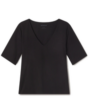 Load image into Gallery viewer, Smooth Jersey SS Top Black