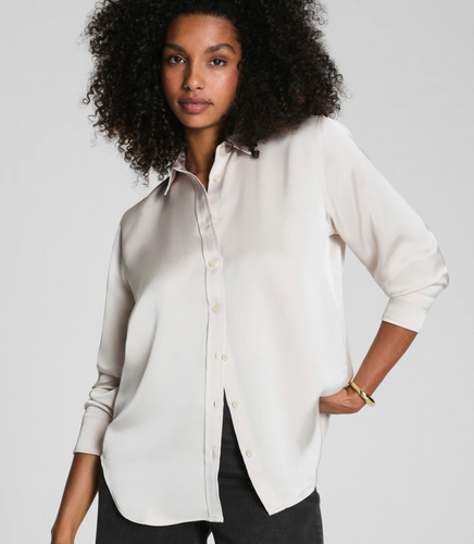 Better Than Silk Blouse Earth Birch