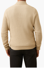 Load image into Gallery viewer, Quarter Button Sweater Alpine Khaki