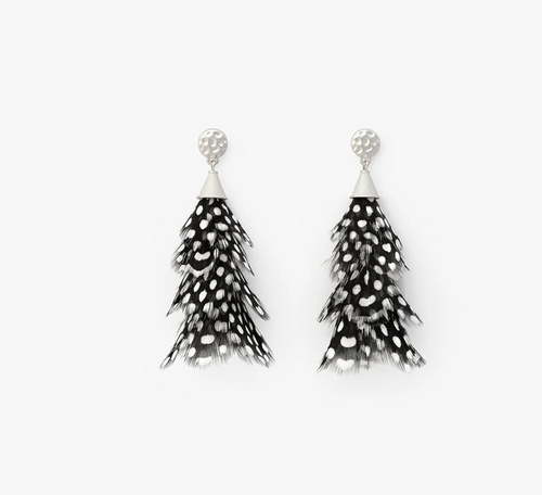 Claudia Statement Earrings Silver