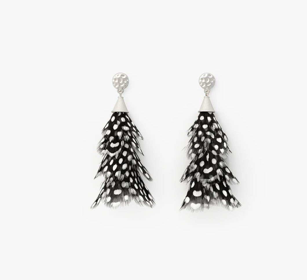 Claudia Statement Earrings Silver
