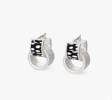 Load image into Gallery viewer, Abigail Hoop Earring Silver
