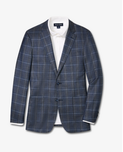 Lavalle Blazer Navy Multi Windowpane